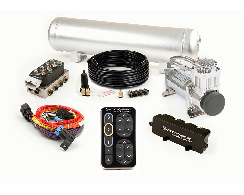AccuAir SwitchSpeed Single Compressor Air Management Package