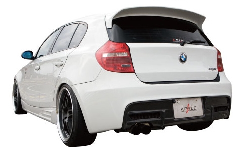 Apple Auto A-Real Rear Under|Diffuser 01 FRP BMW 1-Series Hatch E87 05-11