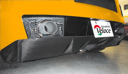 Automobili Veloce Rear under/diffuser 01 - Carbon - Lamborghini Gallardo 03-12