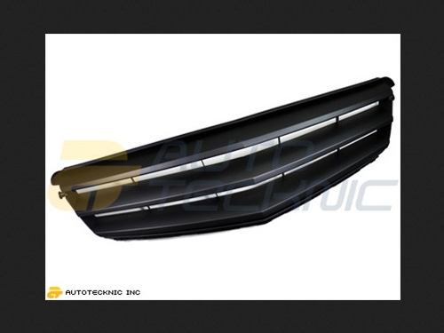 AutoTecknic Replacement ABS Matte Black Front Grille Mercedes Benz W204 | C Class 08-14
