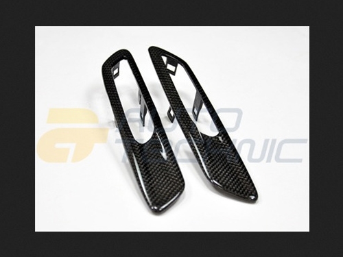 AutoTecknic Replacement Real Carbon Fiber Fender Light Trims BMW F10 Sedan | F11 Wagon | 5 Series 11-14