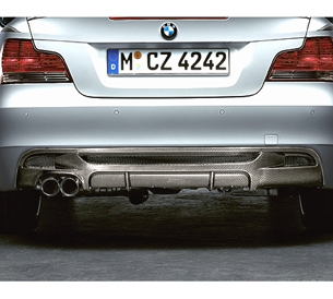 BMW Performance Carbon Fiber Rear Diffuser BMW 1 Series 08-11