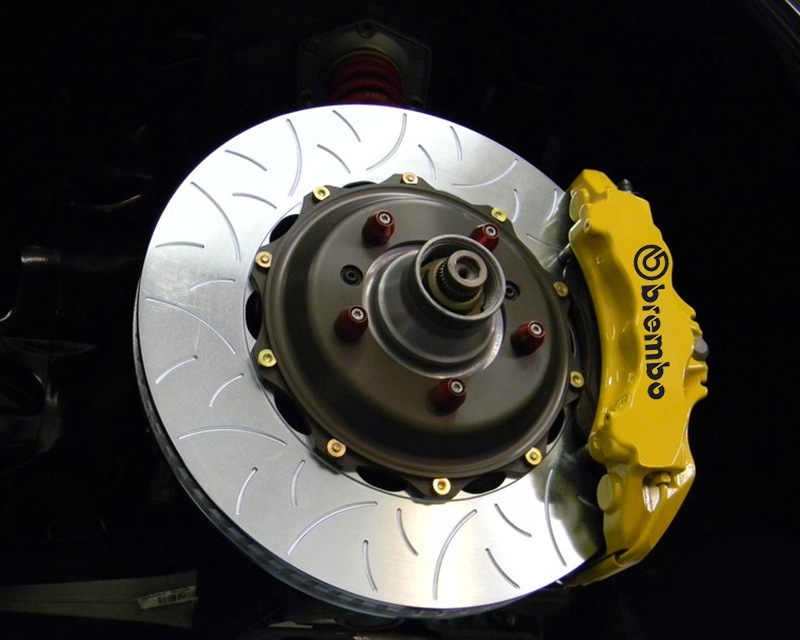 Brembo GT 15 Inch 2-Piece 6 Piston Type III Extreme Duty Disc Front Brake Kit Porsche 997 Turbo Excluding PCCB 07-12