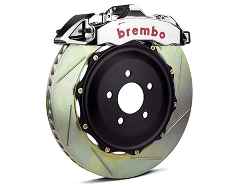 Brembo GT-R 15 Inch 2-Piece 6 Piston Type III Extreme Duty Disc Front Brake Kit Porsche 997 Turbo Excluding PCCB 07-12