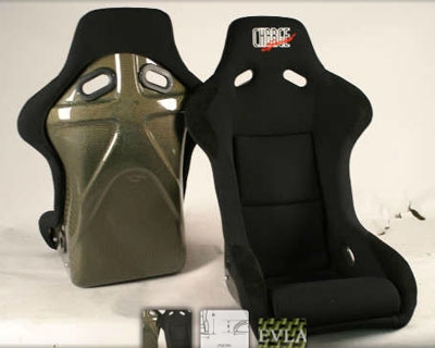 ChargeSpeed Racing Seat Shark Type Kevlar Black (Japanese Kevlar)