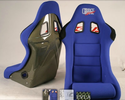ChargeSpeed Racing Seat Shark Type Kevlar Blue (Japanese Kevlar)