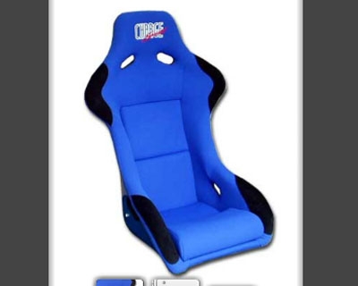 ChargeSpeed Racing Seat Sport Type FRP Blue (Japanese FRP)