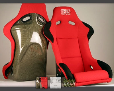 ChargeSpeed Racing Seat Sport Type Kevlar Red (Japanese Kevlar)