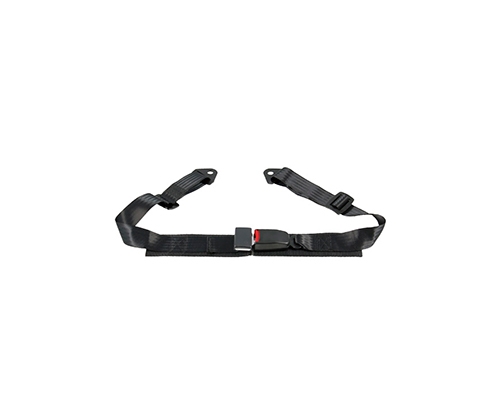 Corbeau 2 Point Lap Seat Belt Black Bolt-In (Set of 2) 42001B