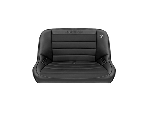 Corbeau 40-Inch Baja Bench Suspension Seat in Black Vinyl / Cloth 64002B