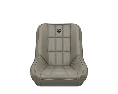 Corbeau Baja Low Back Suspension Seat in Grey Vinyl 62209