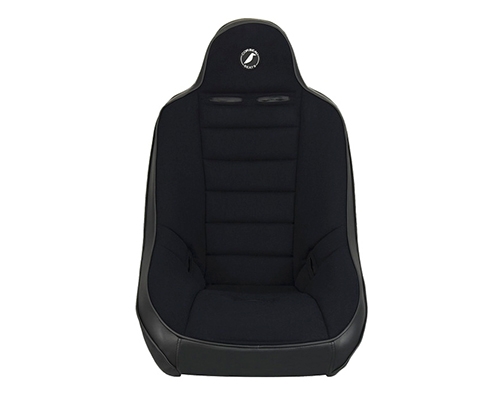 Corbeau Baja Ultra Suspension Seat in Black Vinyl / Cloth Wide 69401W