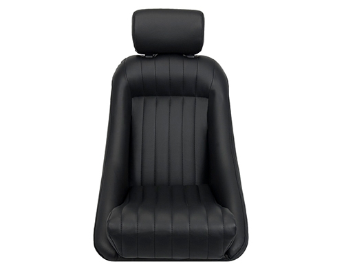 Corbeau Classic Fixed Back Seat in Bucket Seat Black Vinyl 20051