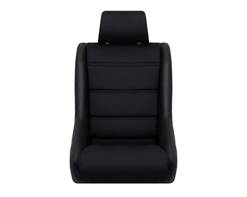 Corbeau Classic II Fixed Back Seat in Black Vinyl / Cloth 60914