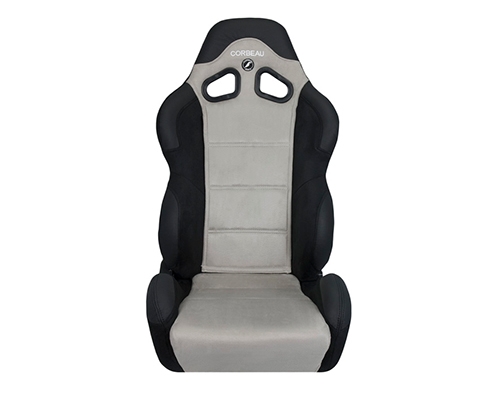 Corbeau CR1 Reclining Seat in Black / Grey Microsuede S20909