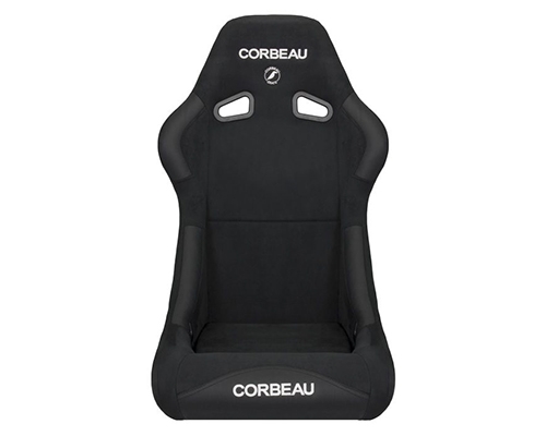 Corbeau Forza Fixed Back Seats in Black Microsuede S29101