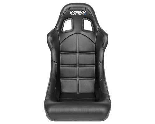 Corbeau Forza Fixed Back Seats in Black Vinyl 29102