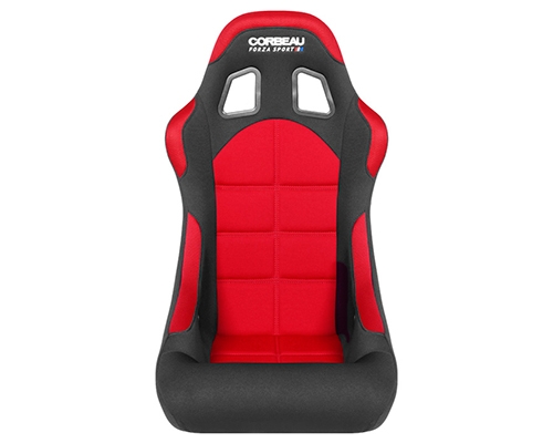 Corbeau Forza Fixed Back Seats in Red Cloth 29107