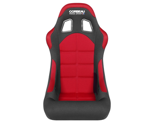 Corbeau Forza Sport Seat in Black/Red Cloth FIA29107