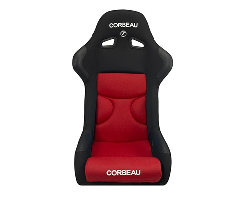 Corbeau FX1 Pro Seats Fixed Back in Black / Red Cloth 29507P