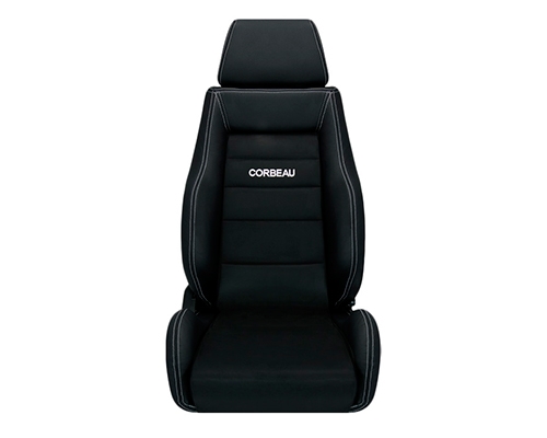 Corbeau GTS II Reclining Seat in Black Leather / Black Microsuede LS20301