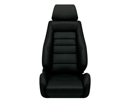 Corbeau GTS II Reclining Seat in Black Leather L20301