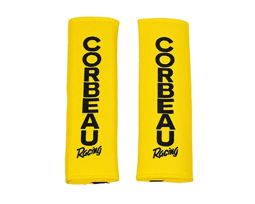 Corbeau Harness Pads Pair of 3-Inch Yellow Pads 50503