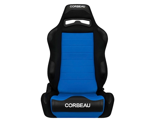 Corbeau LG1 Reclining Seat in Black / Blue Cloth 25505