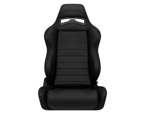 Corbeau LG1 Reclining Seat in Black Leather L25501
