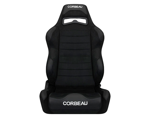 Corbeau LG1 Reclining Seat in Black Microsuede S25501