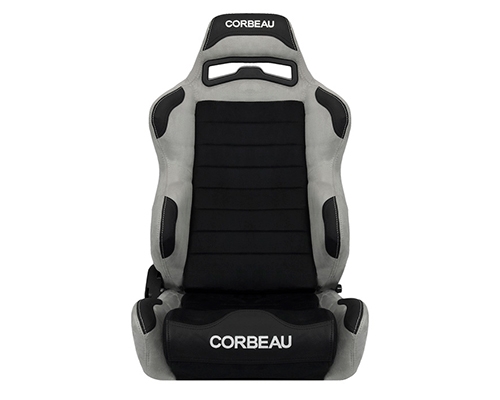 Corbeau LG1 Reclining Seat in Grey / Black Microsuede S25509
