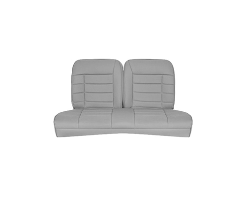 Corbeau Mustang Rear Seat Covers 79-93 Coupe Grey Cloth FB26509-CP