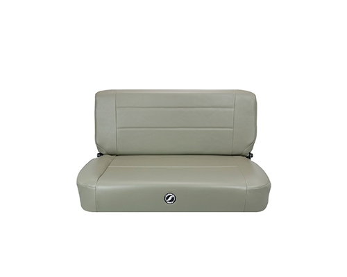 Corbeau Safari Bench Seats in Grey Vinyl 60090