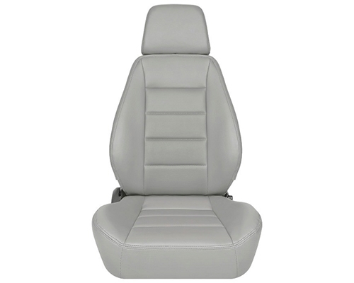 Corbeau Sport Reclining Seat in Grey Vinyl 90090