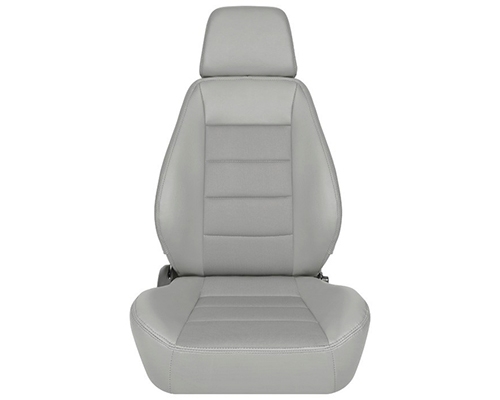 Corbeau Sport Reclining Seat in Grey Vinyl / Cloth 90099