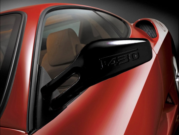 Elite Carbon Fiber Exterior Door Mirrors Ferrari F430 04-09