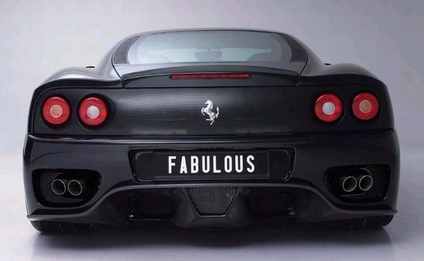 FABULOUS Rear Bumper Spoiler Carbon Carbon Fiber Ferrari 360 Modena 99-05
