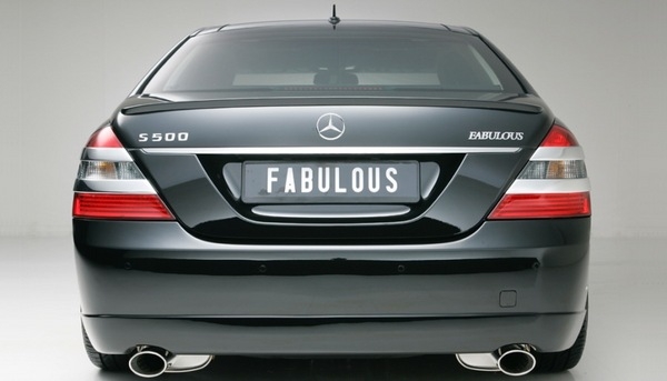 FABULOUS Rear Bumper Spoiler Mercedes-Benz S-Class W221 06-13
