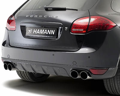 Hamann Rear Bumper End Panel 3-Pc Porsche Cayenne 958 11-12