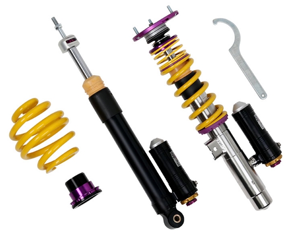 KW 3-Way Clubsport Coilovers with Mounts Audi TT Roadster 2WD 4Cyl 07-14