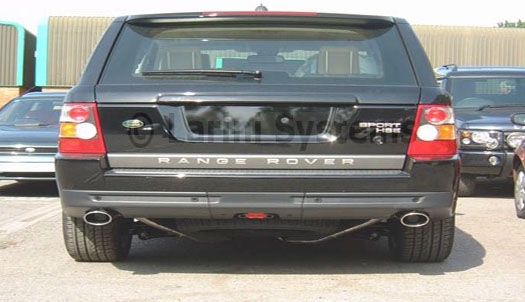 Larini Systems Sports Exhaust Dual Oval Tips Range Rover Sport 2.7 TD6 05+