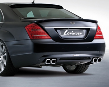 Lorinser Elite Rear Bumper Cover w/Parktronic Mercedes-Benz S-Class 10-12