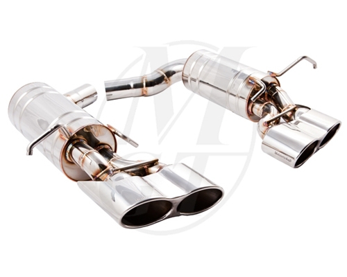 Meisterschaft Stainless GT Racing Exhaust 4x120x80mm Tips Mercedes-Benz C63 AMG Sedan 08-14