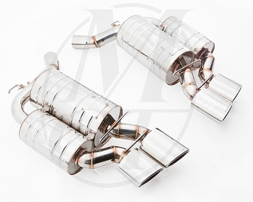 Meisterschaft Stainless GTS Ultimate Exhaust 4x120x80mm Tips BMW M6 Coupe / Convertible 05-10