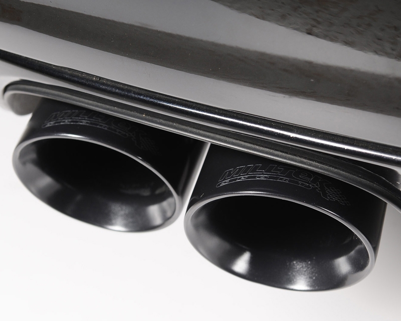 Milltek Catback Cup System with Gloss Black Tips Porsche Panamera Turbo & Turbo S 10-14