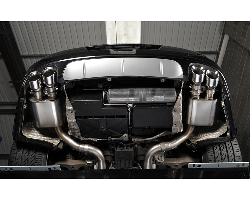 Milltek Catback Cup System with Gloss Black Tips RH Rear Silencer (Cup) Porsche Panamera Turbo & Turbo S 10-14