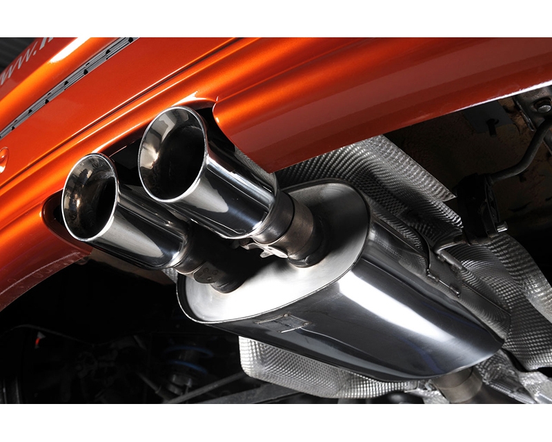 Milltek Catback Non-Resonated - Twin Round Tips | Tailpipe Assembly | Fits JCW Cars Mini Cooper S MK2 Coupe 1.6L Turbo 06-13