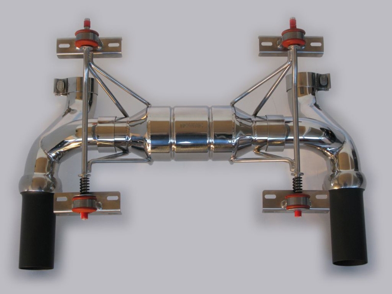 Novitec Stainless Steel Power Optimized Exhaust System With Flap Regulation Ferrari F430 04-09