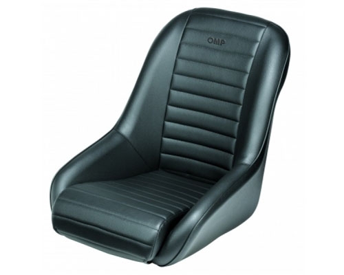 OMP Silverstone Tubular Classic Seat, Black