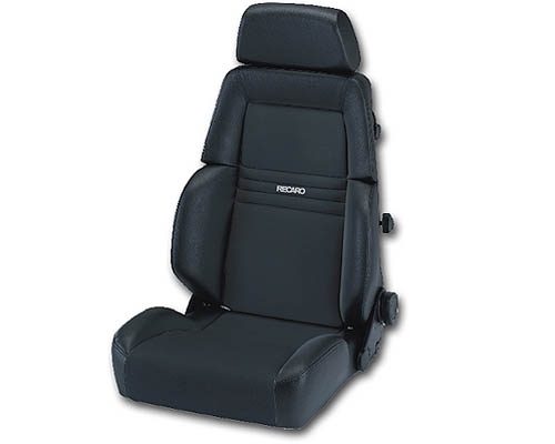 Recaro Expert M Seat Black Vinyl/Black Vinyl Silver Logo